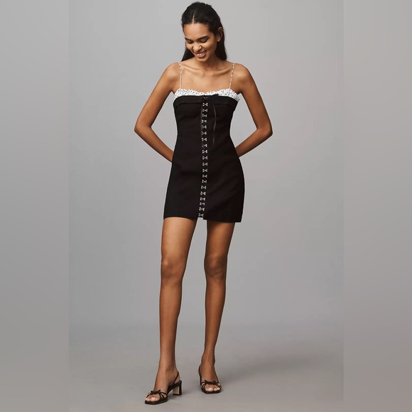 NWT Maeve Sleeveless Bustier Mini Dress *Size Small (Anthropologie) - Picture 3 of 5